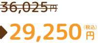 通常価格36,025円から19,250円（税込）